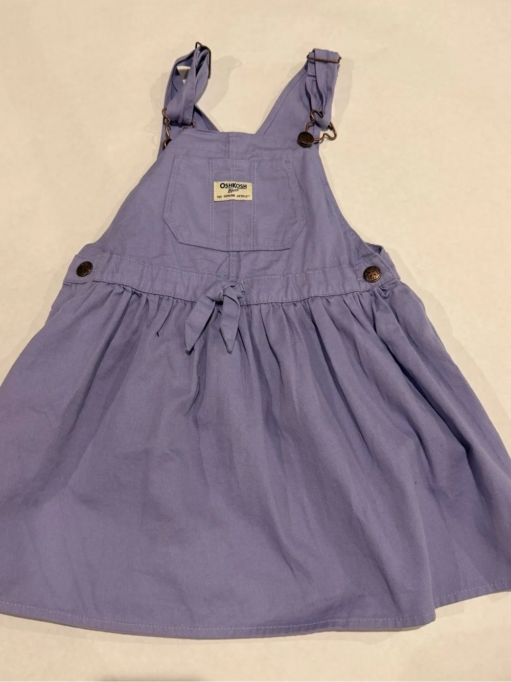 Purple and Denim Overalls/ Dresses Bundle 5T
